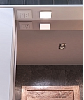 Шкаф навесной с зеркалом Callao 500 (левый) со спотом