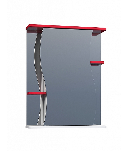 Зеркальный шкаф Alessandro 3-550 красный