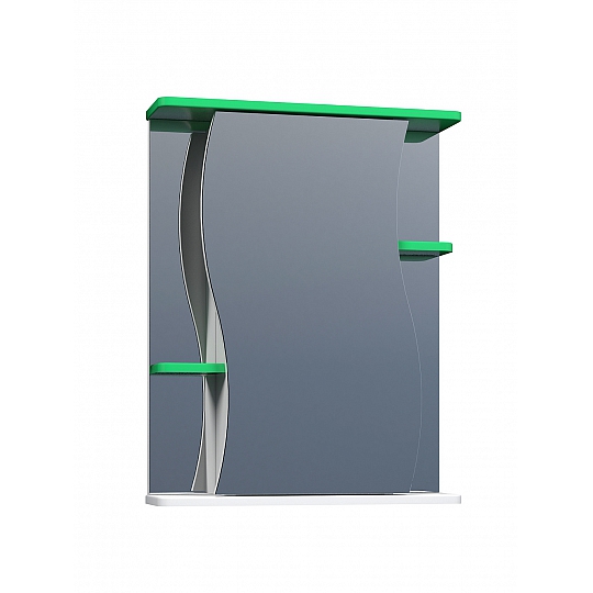 Зеркальный шкаф Alessandro 3-550 зеленый