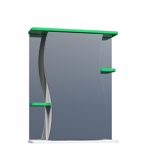 Зеркальный шкаф Alessandro 3-550 зеленый