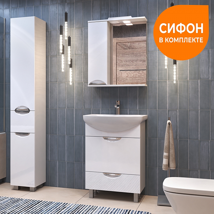 Тумба под раковину Callao 600-0-2 (Балтика)