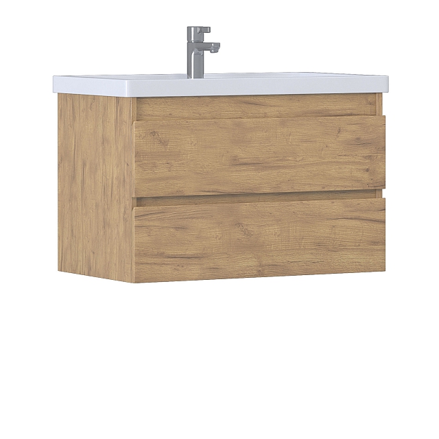 Тумба под раковину Fusta 800-0-2 (Фостер) навесная дуб золотой