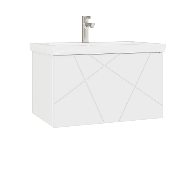 Тумба под раковину Геометрия 700-0-1 (Como) навесная
