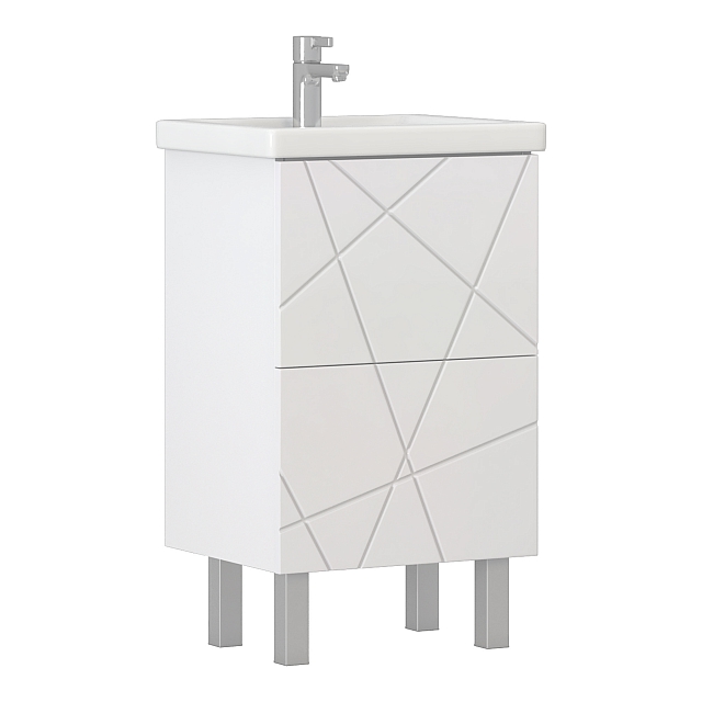 Тумба под раковину Геометрия 500-0-2 (Фостер)
