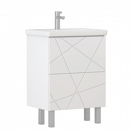 Тумба под раковину Геометрия 600-0-2 (Como)