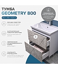 Тумба под раковину Geometry 800-0-2 (Como) бетон