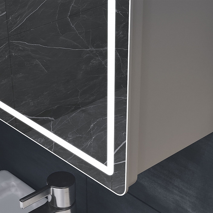 Шкаф навесной Geometry Classic 500 с зеркалом