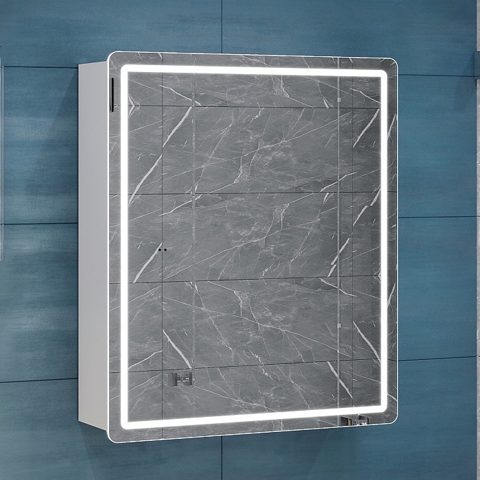 Шкаф навесной Geometry Classic 500 с зеркалом