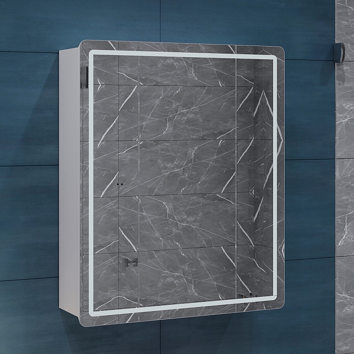 Шкаф навесной Geometry Classic 500 с зеркалом