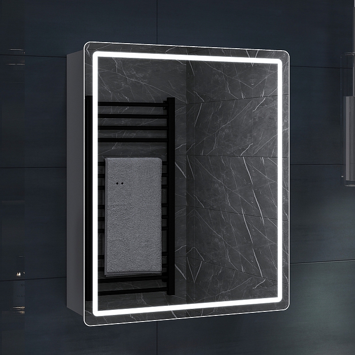 Шкаф навесной Geometry Classic 500 с зеркалом