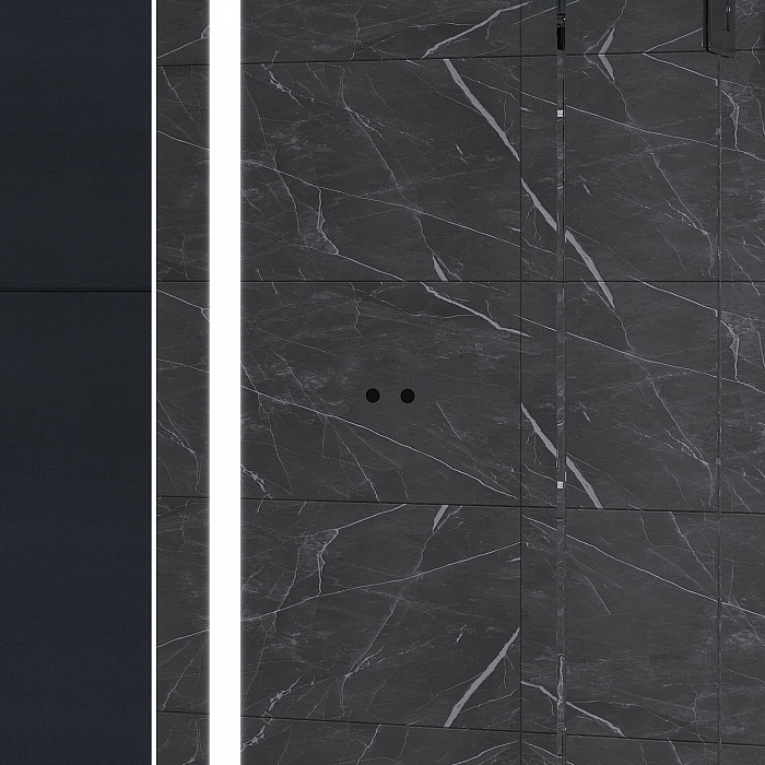 Шкаф навесной Geometry Comfort 500 с зеркалом