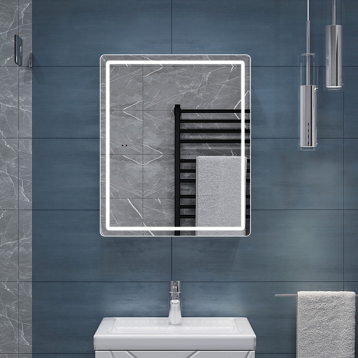 Шкаф навесной Geometry Comfort 500 с зеркалом