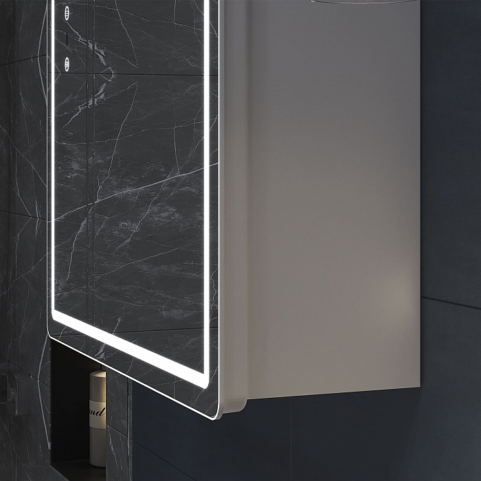 Шкаф навесной Geometry Step 500 с зеркалом