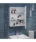 Шкаф навесной Геометрия Степ 500 с зеркалом