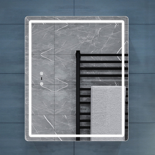 Шкаф навесной Geometry Step 500 с зеркалом