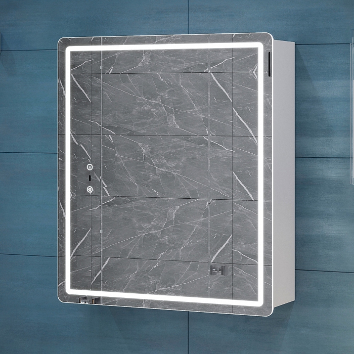 Шкаф навесной Geometry Step 500 с зеркалом