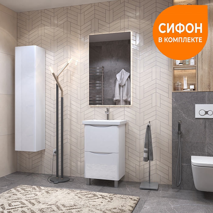 Тумба под раковину Glem 500-0-2 (Como)