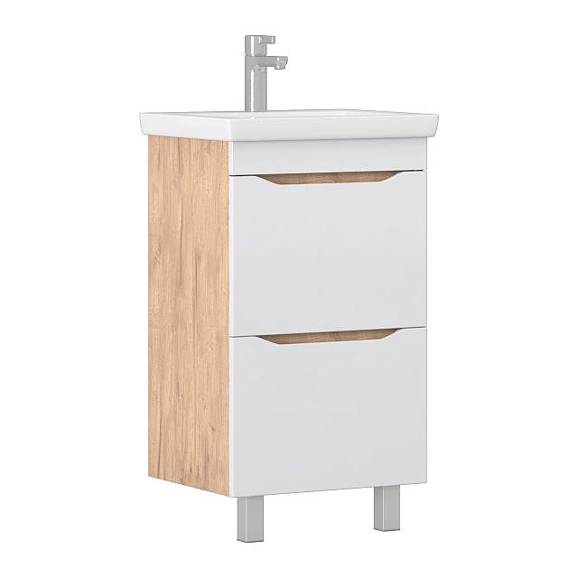 Тумба под раковину напольная/навесная Grani 500-0-2 (Como) дуб золотой