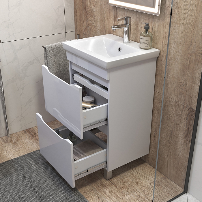 Тумба под раковину напольная/навесная Grani 500-0-2 (Como)