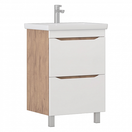 Тумба под раковину напольная/навесная Grani 600-0-2 (Como) дуб золотой