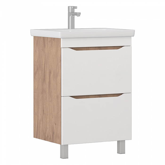 Тумба под раковину напольная/навесная Grani 600-0-2 (Como) дуб золотой