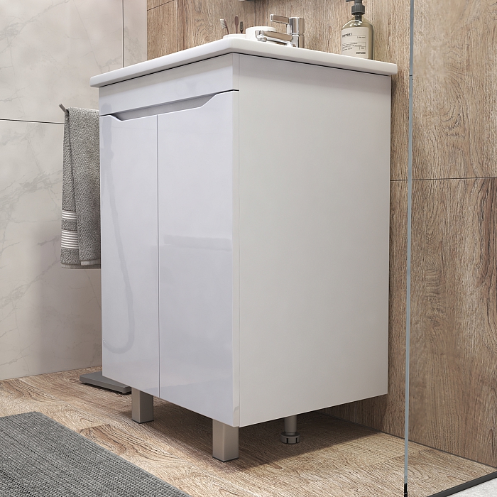 Тумба Grani 600 белая