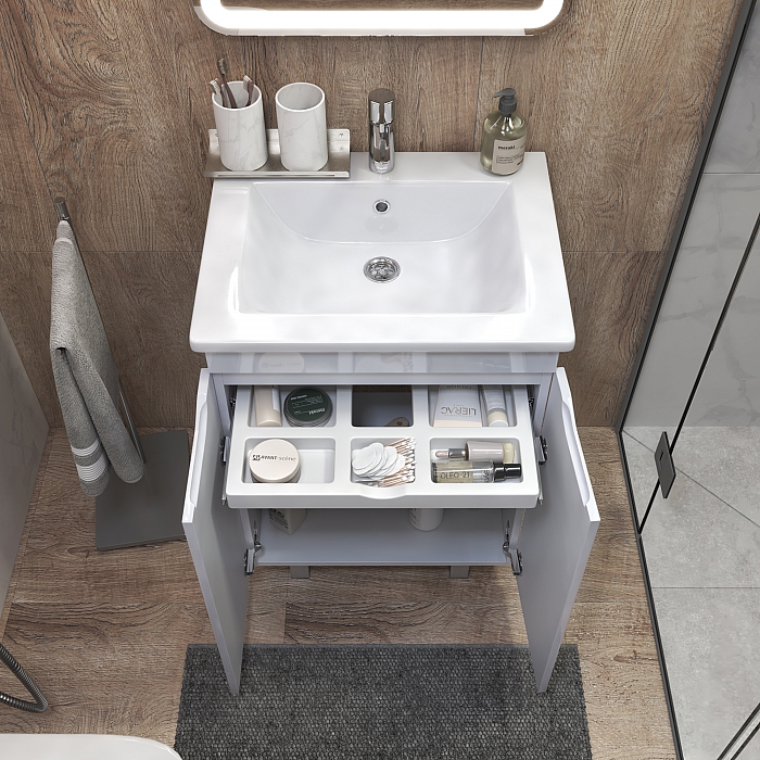 Тумба Grani 600 белая