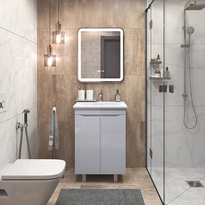 Тумба Grani 600 белая