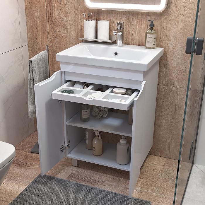 Тумба под раковину Грани 600-2-0 (Como)