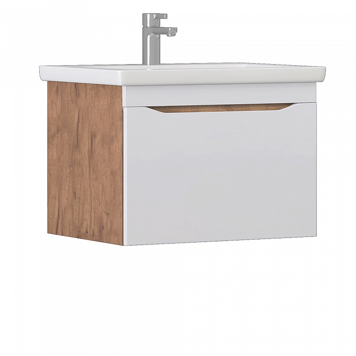 Тумба под раковину Грани 700-0-1 (Como) навесная дуб золотой