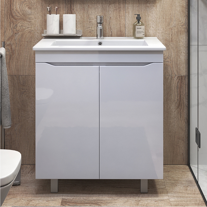 Тумба Grani 750 белая