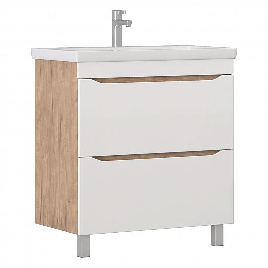 Тумба под раковину напольная/навесная Grani 800-0-2 (Como) дуб золотой