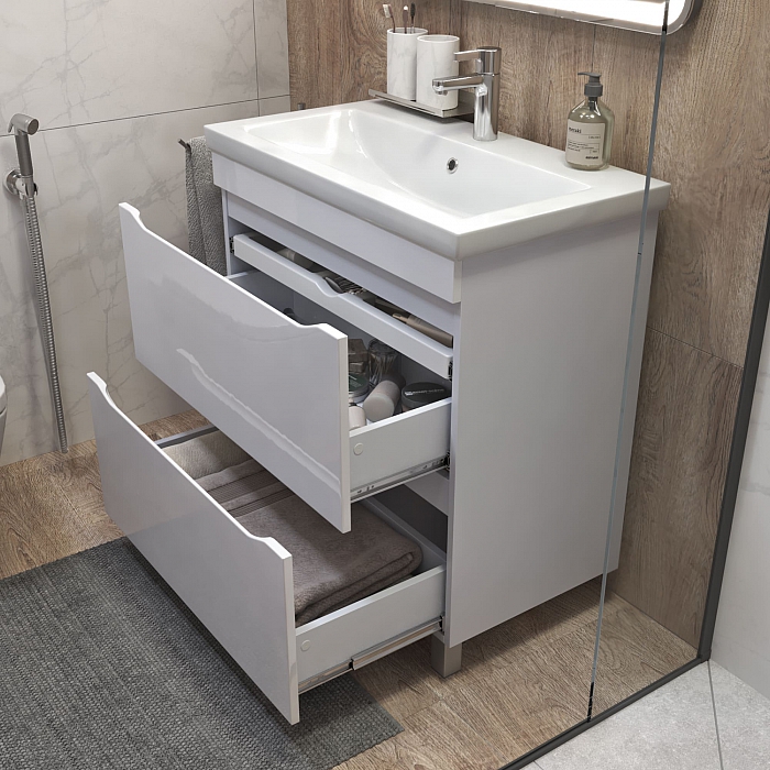 Тумба под раковину напольная/навесная Grani 800-0-2 (Como)