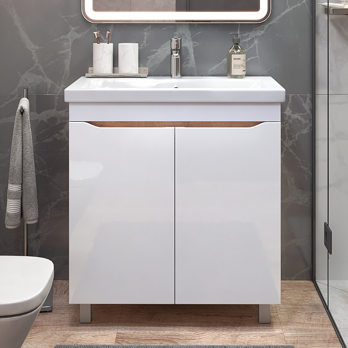 Тумба под раковину Грани 800-2-0 (Como) дуб золотой