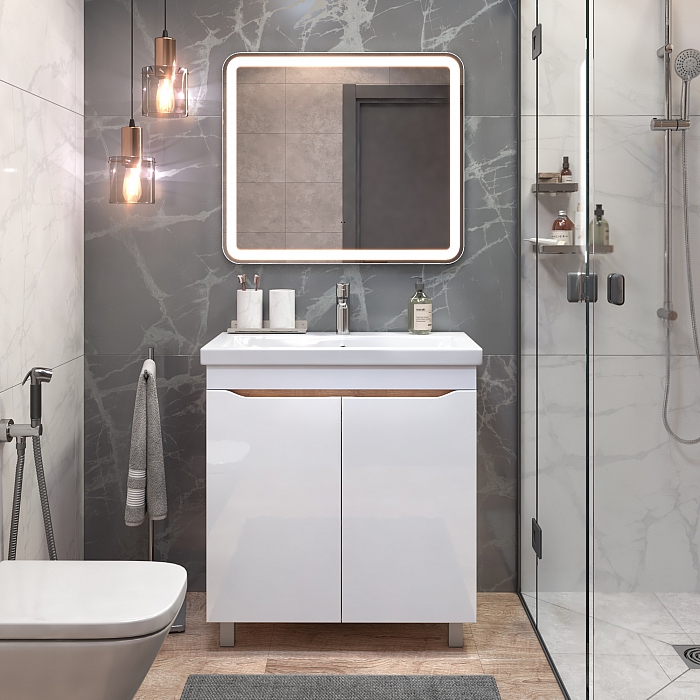 Тумба под раковину Грани 800-2-0 (Como) дуб золотой