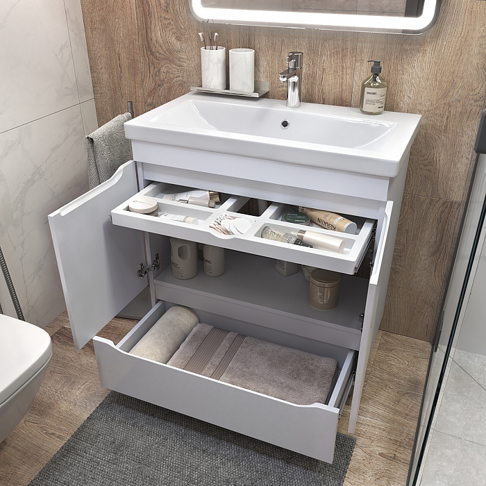 Тумба под раковину Grani 800-2-1 (Como)