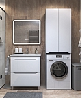 Шкаф комбинированный Grani 640 под стиральную машину белый