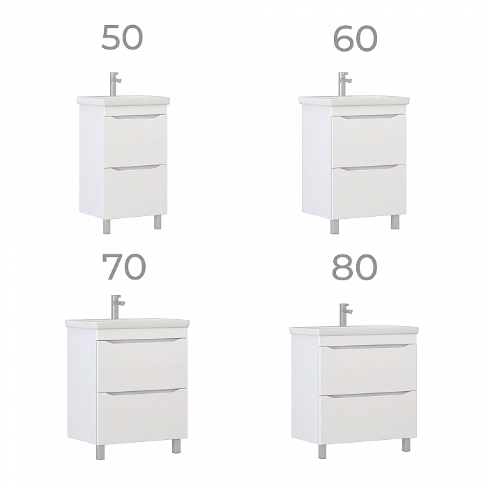 Тумба под раковину напольная/навесная Grani 500-0-2 (Como)