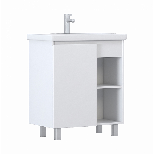 Тумба под раковину Milos 700-1-0 (Como) белый