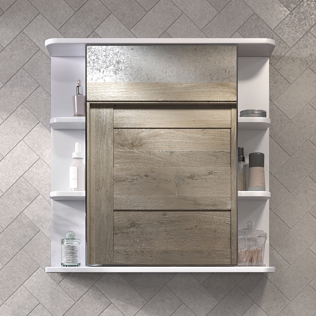 Шкаф навесной Nova 600 с зеркалом