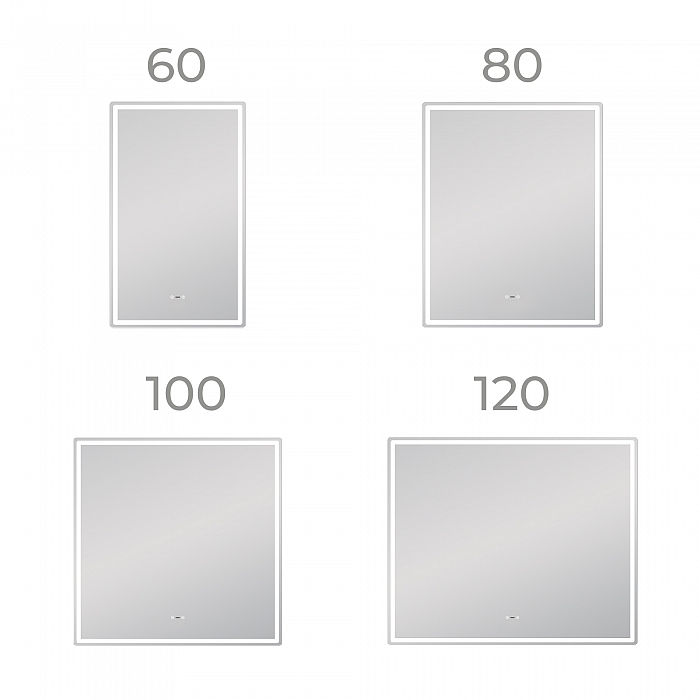 Зеркало Роберта Степ 800