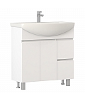 Тумба под раковину  Винг 800-2-2 (Балтика) белый
