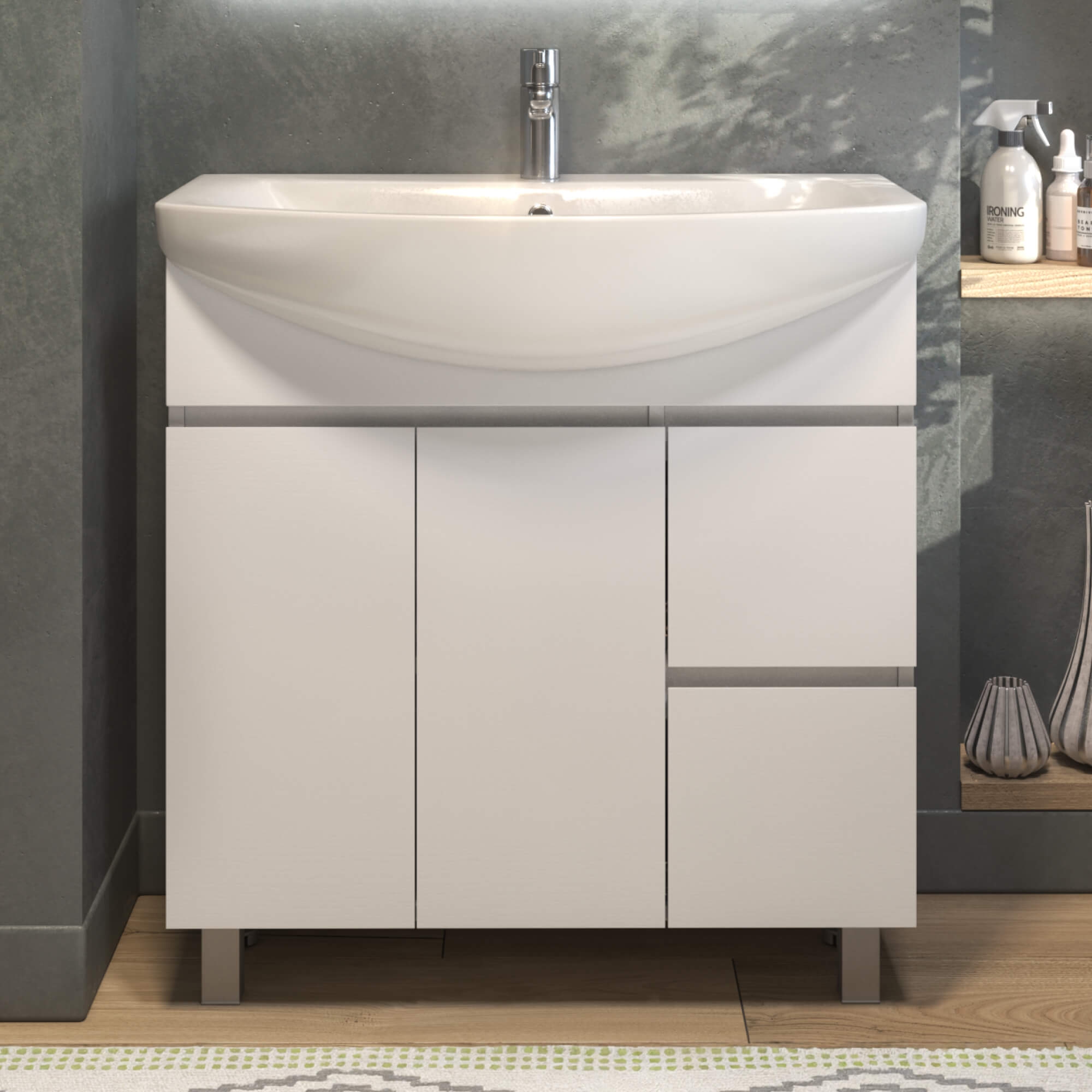 Винг 80-2-2 белый