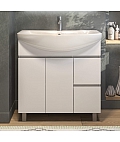Тумба под раковину  Винг 800-2-2 (Балтика) белый