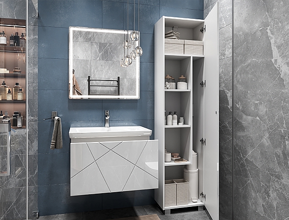 Идеальный порядок: идеи для хранения в ванной комнате