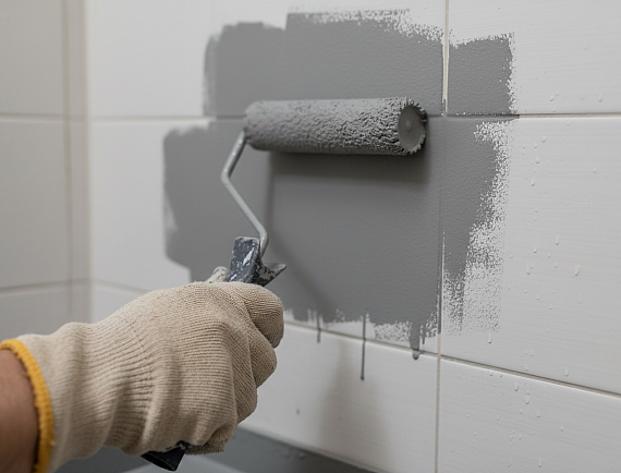 Как покрасить плитку в ванной: полный гайд