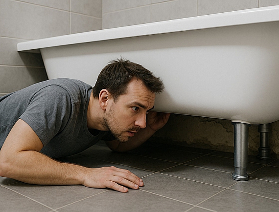 Нужно ли класть плитку на пол и стены за ванной? Разбираем «за» и «против»