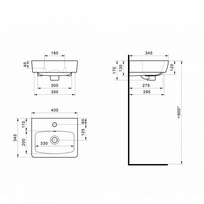 Умывальник Нео 40